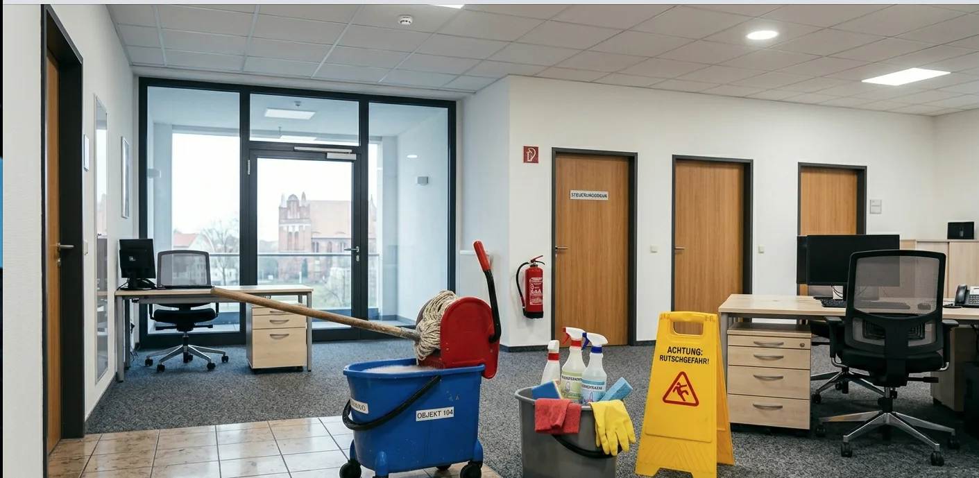 Modernes, professionell gepflegtes Büro